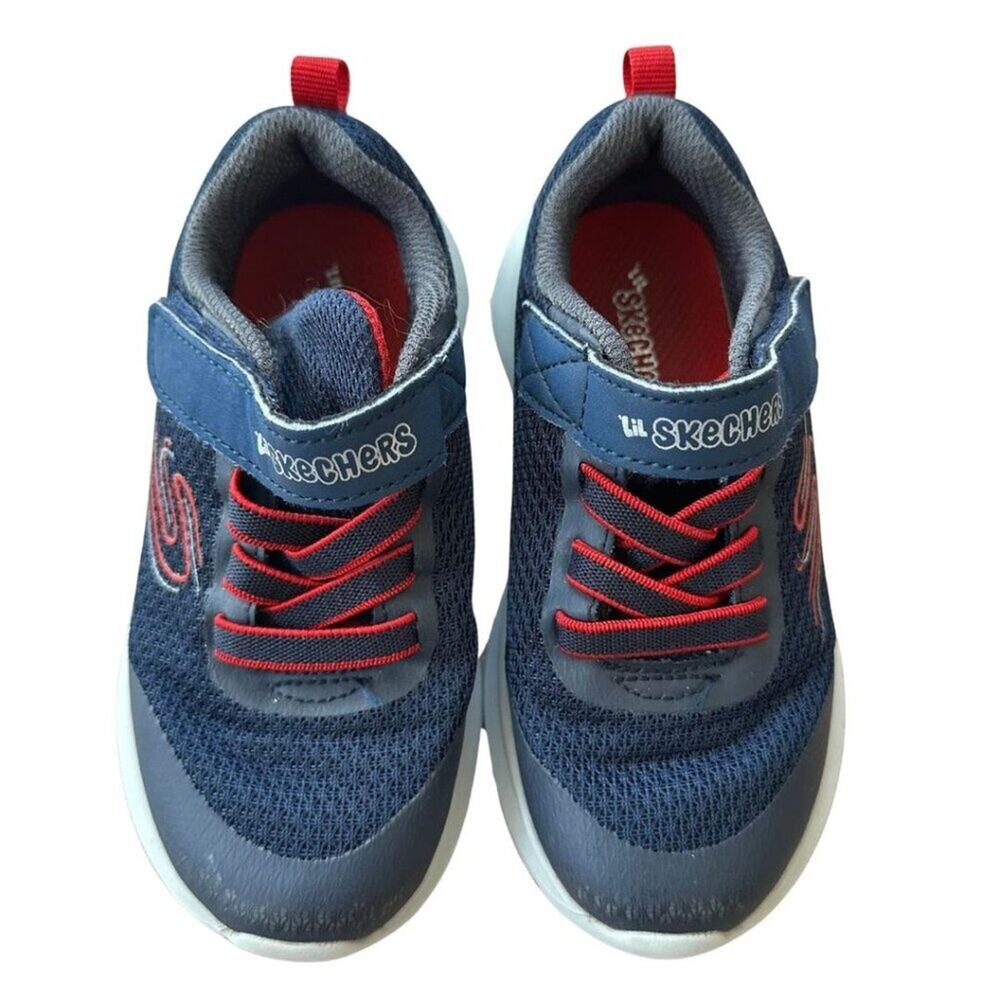Skechers Slip-ins: Bounder Blue Red 10